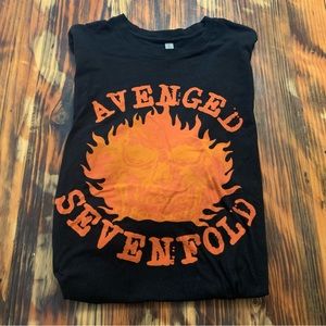 Avenged Sevenfold Black long sleeved shirt. Size Large.